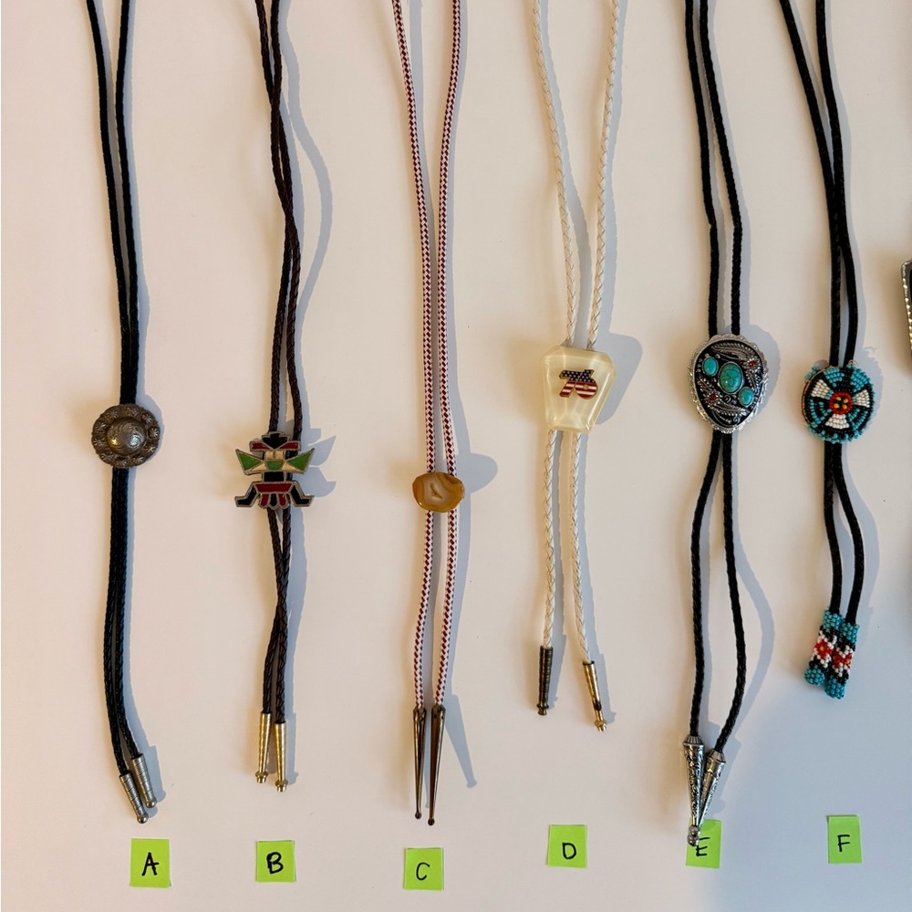 Vintage Western Bolo Collection